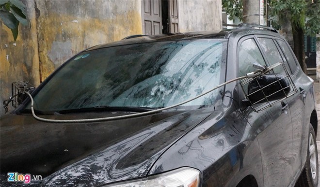 Chiêu đối phó trộm gương ôtô ở Hà Nội