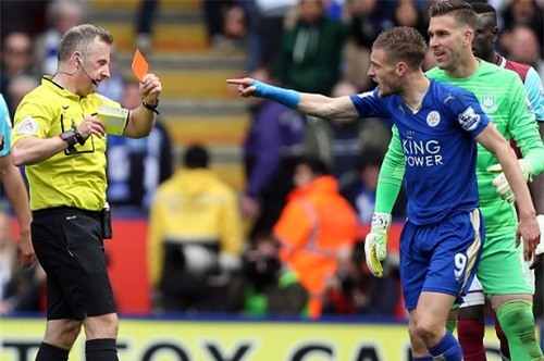 Vardy, Leicester, Tottenham, Premier League, ngoại hạng anh, vardy bị treo giò Vardy, Leicester, Tottenham, Premier League, ngoại hạng anh, vardy bị treo giò