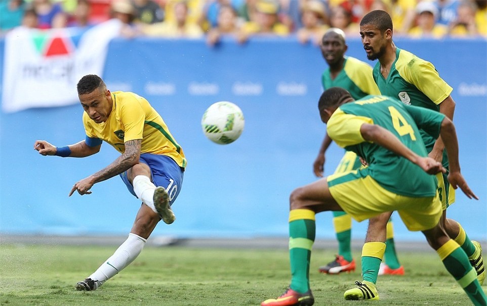 U23 Brazil vs U23 Nam Phi, bóng đá nam olympic