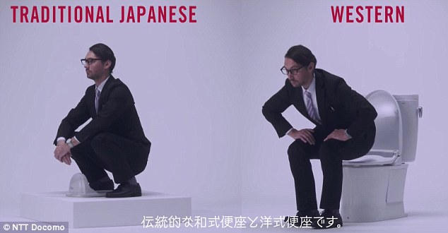 WC ở Nhật Bản chia thành 2 loại truyền thống và phương tây