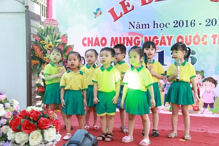 mầm non, bế giảng