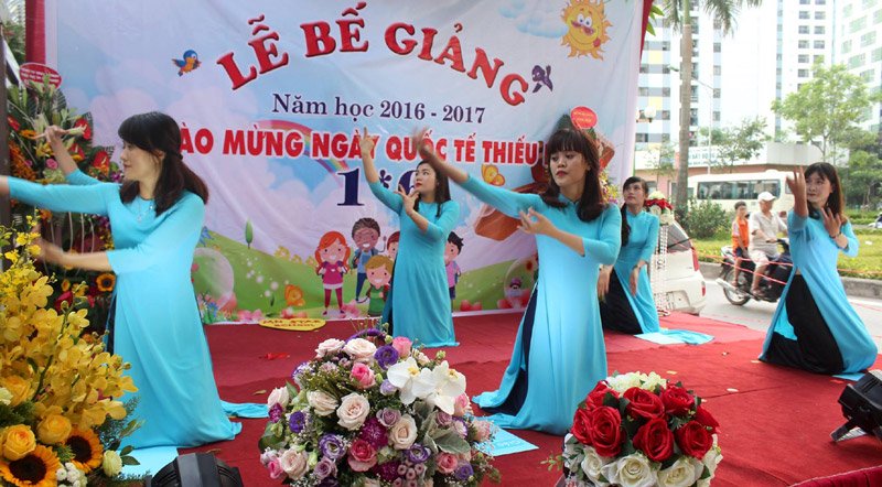 mầm non, bế giảng