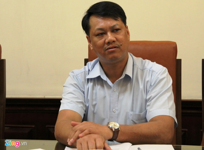 Ông Nguyễn Minh Tiến, Phó bí thư quận Thanh Xuân. Ảnh: Văn Chương.
