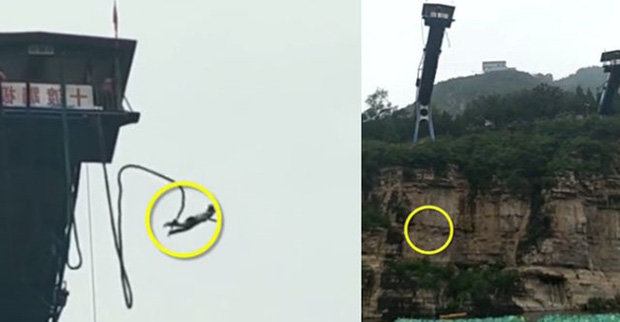 Trung Quốc: Hào hứng nhảy bungee, cô gái 17 tuổi rơi thẳng xuống sông ở khu thắng cảnh nổi tiếng - Ảnh 2.