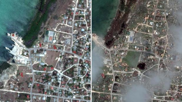 Barbuda, hòn đảo nhỏ ở phía đông Caribe, là một phần của quốc đảo Antigua và Barbuda. Siêu bão Irma đổ bộ đã khiến phần lớn đảo Barbuda bị tàn phá nặng nề. Có thể thấy rõ điều này qua 2 bức ảnh vệ tinh chụp trước và sau bão của Digital Globe.
