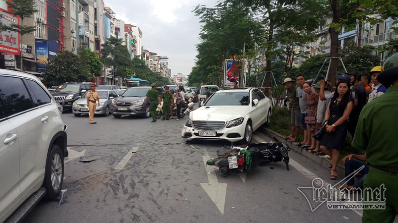 tai nạn, tai nạn giao thông, Hà Nội, tai nạn liên hoàn