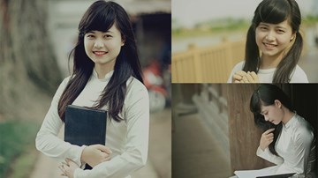 Vẻ đẹp dịu ngọt của các nữ sinh trường Giao thông