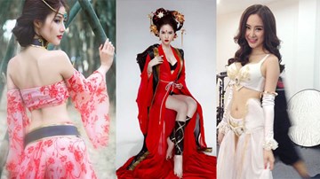 Sao Việt sexy hết cỡ thi hóa thân thành mỹ nữ cổ trang