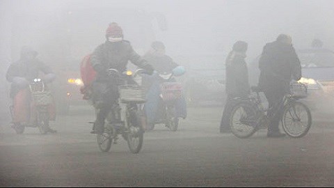 Ô nhiễm không khí nghiêm trọng ở nhiều thành phố của Trung Quốc