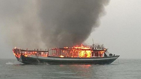 Tàu 7 tỷ cháy thành tro trên Vịnh Hạ Long: Nguyên nhân cháy vẫn bí ẩn
