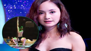 Lan Phương mặc sexy múa cột trong quán bar