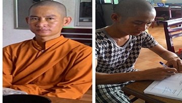 Trốn nợ cờ bạc, giả nhà sư đi khất thực