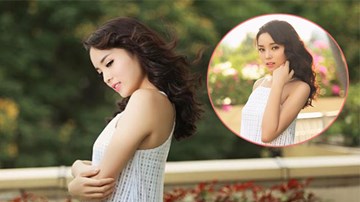 Hoa hậu Kỳ Duyên xinh lung linh trong ngày nắng mới