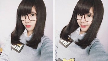 Nữ sinh xinh đẹp đọc rap 'Tình yêu xanh mượt' đốn tim teen boy