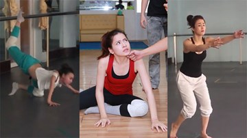 Buổi luyện tập mướt mồ hôi của các mỹ nhân Bước nhảy hoàn vũ