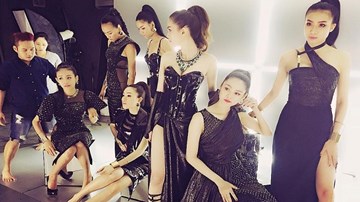 Ngọc Trinh, Linh Chi hóa chiến binh sexy trên poster 'Đêm hội chân dài 9'