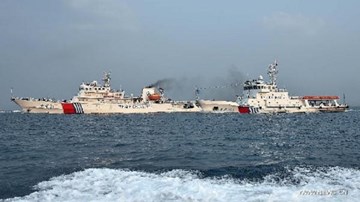 Trung Quốc điều 2 tàu cỡ lớn tuần tra trái phép quần đảo Hoàng Sa