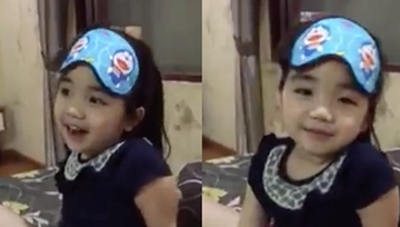 Bé gái dễ thương 'ép' bố đi lấy vợ xinh gây sốt mạng