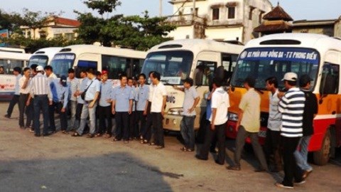 TT-Huế: Hàng chục lái xe, phụ xe bus đồng loạt ngừng chạy phản đối việc sa thải vô cớ
