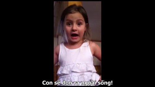 Cô bé 5 tuổi nổi đóa đòi dọn ra khỏi nhà vì xích mích gia đình