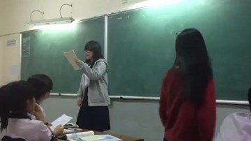 Nữ sinh lớp 11 thể hiện tài hát rap về Địa lý