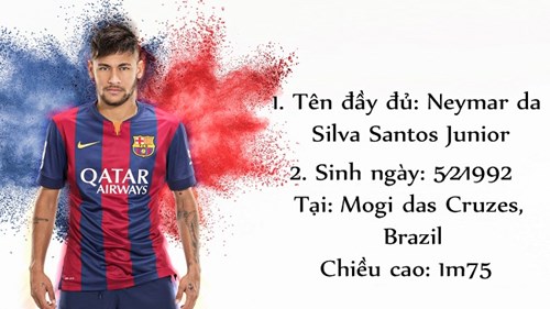 30 sự thật thú vị có thể bạn chưa hề biết về Neymar