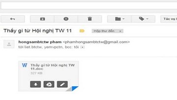 Cảnh báo e-mail mạo danh để phát tán mã độc