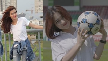 Đông Nhi, Hòa Minzy rạng rỡ hát cổ vũ Thể thao Việt Nam SEA Games 28