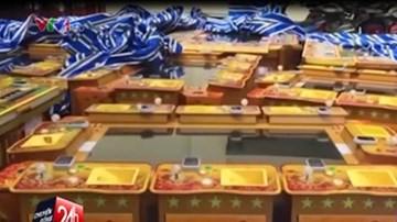 Triệt phá ổ cờ bạc lớn núp dưới hình thức máy bắn cá