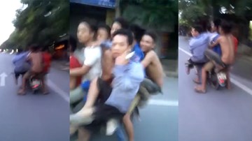 Thanh niên thôn biểu diễn 