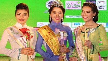 Mãn nhãn giây phút đăng quang Hoa khôi ĐBSCL 2015