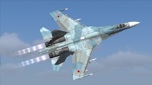 Choáng ngợp uy lực mạnh mẽ của “quái vật bay” Su-27