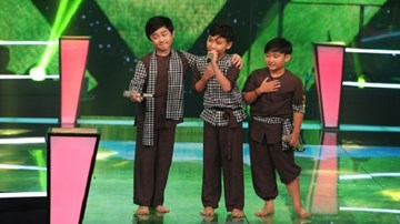 Giọng hát Việt nhí - tập 6: Đội Cẩm Ly 'gây bão' với tiết mục Chú hai lúa