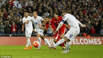 Anh 2-0 Thụy Sỹ: Rooney trở thành chân sút vĩ đại nhất của 'Tam sư'