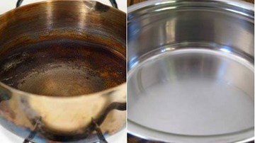 3 tuyệt chiêu làm sạch xoong nồi cháy khét