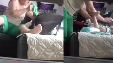 Phụ huynh đặt máy quay ‘bắt sống’ bảo mẫu hành hạ bé 9 tháng tuổi