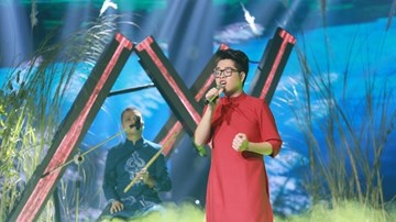 Giọng hát Việt - chung kết:  Đức Phúc gây xúc động với 'Chảy đi sông ơi'