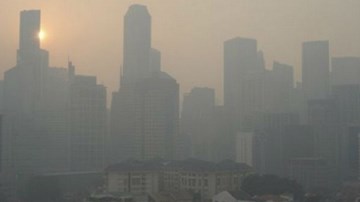 Khói mù bao phủ nghiêm trọng Singapore