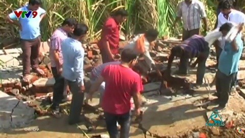 Sập tường ở Ấn Độ, it nhất 7 người thiệt mạng