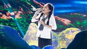Giọng hát Việt nhí - Liveshow 4: Nhã Thy hát 'Gần lắm Trường Sa – Cô gái mở đường'