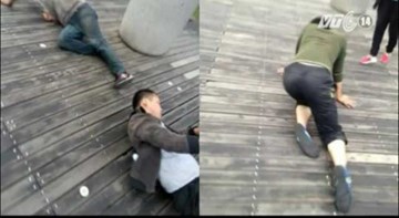 Phạt nhân viên bò quanh hồ đến rách quần áo vì không bán được hàng