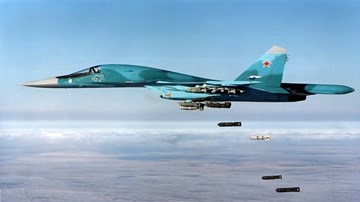 Xe tăng bay Su-34 phô diễn sức mạnh hủy diệt