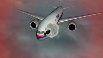 Video mô phỏng khoảnh khắc kinh hoàng MH17 bị tên lửa bắn hạ