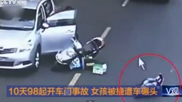 Những tai nạn khủng khiếp do mở cửa ô tô bất cẩn