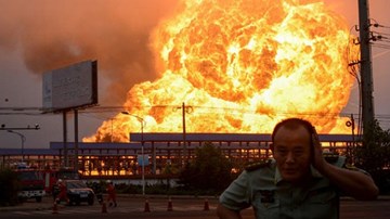 Lại nổ nhà máy hóa chất Trung Quốc, 9 người mất tích