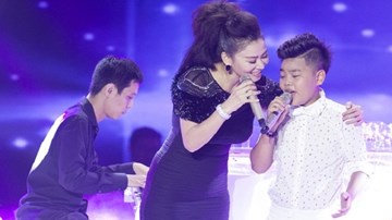 Giọng hát Việt nhí - chung kết: Thu Minh và Tiến Quang hòa giọng trong ca khúc 