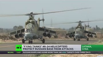 Cận cảnh “xe tăng bay” bảo vệ căn cứ không quân Nga tại Syria