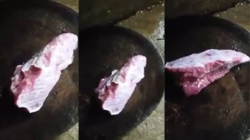 Miếng thịt trâu đột nhiên... 'nhảy múa' gây sốt cộng đồng mạng