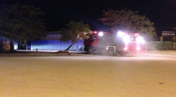 Cháy kho hàng trong đêm tại sân bay Cát Bi