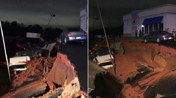 Hố tử thần ‘nuốt chửng’ nhiều ô tô ở Mỹ